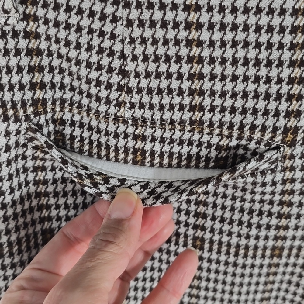 {Free People} NWT Molly Slim Plaid Pants - Size 8 - Picture 12 of 17